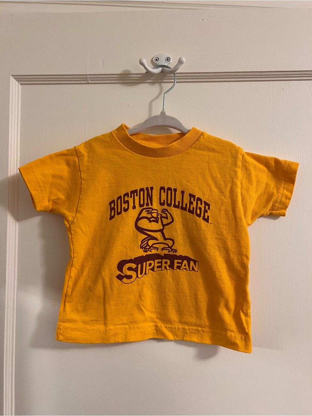 Boston College Kids' Gold 'Super Fan' T-Shirt - 3T “Soaring to Glory” 2008